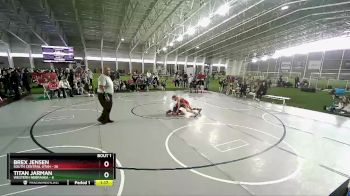84 lbs Round 1 (4 Team) - Brex Jensen, South Central Utah vs Titan Jarman, Western Nebraska
