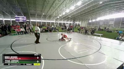 84 lbs Round 1 (4 Team) - Brex Jensen, South Central Utah vs Titan Jarman, Western Nebraska