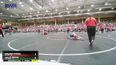 65 lbs Cons. Round 1 - Hadlee Brown, Trailhands vs Oakleigh Pfeifer, Hill City