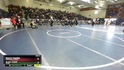 120 lbs Semifinal - Elias Casas, Cajon vs Rocco Madrid, Centennial Corona