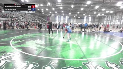 110-114 lbs Cons. Round 1 - Alyssa Raymundo, Washington vs Lucy Dalseg, Lake Stevens Wrestling Club