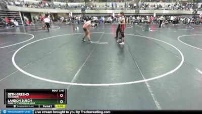 171 lbs Quarterfinal - Seth Greeno, Wisconsin vs Landon Busch, Cuba City Wrestling Club