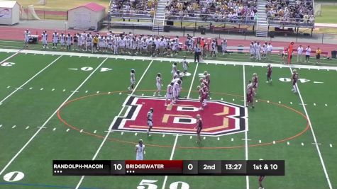 Replay: Randolph-Macon vs Bridgewater (VA) | Sep 20 @ 2 PM