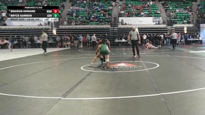 1A-4A 144 5th Place Match - Braison Howard, West End High School vs Bryce Garmon, Ashville