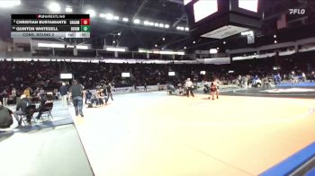 106 lbs Cons. Round 2 - Quinton Whitesell, Davis vs Christian Bustamante, Granger