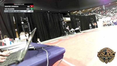 98 lbs Consi Of 16 #1 - Hunter Johnson, Blaine County Grapplers vs Ian Kilgore, Henryetta Knights Wrestling Club