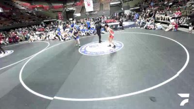 100 lbs Gavin Rey Pinlac, SCVWA - Santa Clara Valley Wrestling Association vs Benson Tanner, SAWA - Sacramento Area Wrestling Association