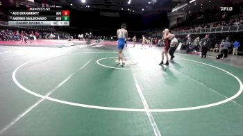 138 lbs Champ. Round 2 - Ace Dougherty, Ripon vs Andres Maldonado, Will C Wood