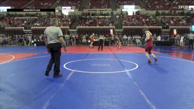 130 lbs Champ. Round 1 - Reveles McEwen, Mine Yard Dogs Wrestling Club vs William Adams, Lockwood Wrestling Club