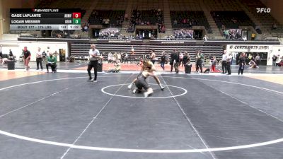 174 lbs Final - Gage LaPlante, Army vs Logan Messer, George Mason University