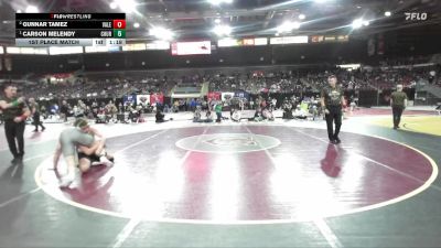 165 lbs 1st Place Match - Carson Melendy, Churchill County vs Gunnar Tamez, Vale