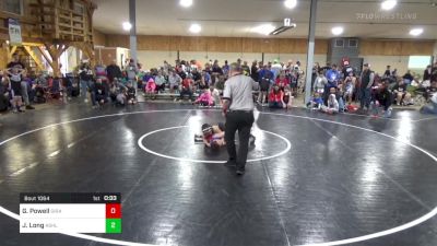 Consi Of 8 #2 - Gavin Powell, Girardville vs Jensen Long, Ashland