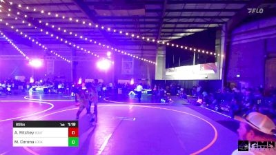 80 lbs Round Of 16 - Addison Ritchey, South Central Punisher WC vs Mia Corona, Lockjaw WC