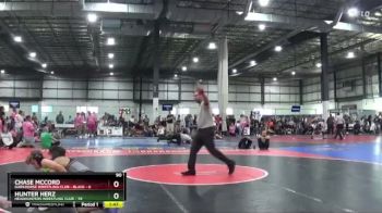 90 lbs Round 3 (4 Team) - Hunter Herz, HEADHUNTERS WRESTLING CLUB vs Chase McCord, DARKHORSE WRESTLING CLUB - BLACK