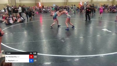 112 lbs Final - Mora Penberthy, Not Plain Jane's - Purple vs Cassidy Kephart, Florida Elite Wrestling