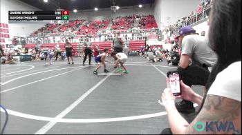 61 lbs Semifinal - Omere Wright, D3 Wrestling Cluib vs Xayden Phillips, Chickasha Youth Wrestling