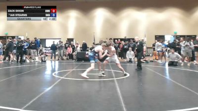 126 lbs Quarters - Zack Dixon, South Side Wrestling Club vs Ian Stearns, Bad Karma
