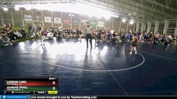 63 lbs Round 1 (4 Team) - Gunnar Small, Team Wyoming vs Landon Caro, Mat Demons