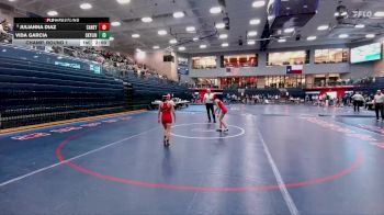 100 lbs Champ. Round 1 - Julianna Diaz, Conroe Caney Creek vs Vida Garcia, Dallas Skyline