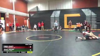 174 lbs Round 3 - Obed Craft, OTTAWA UNIVERSITY AZ vs Isaac Mount, Colorado State