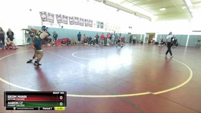 141 lbs Cons. Round 1 - Aaron Ly, Chabot College vs Ekom Mann, Skyline College