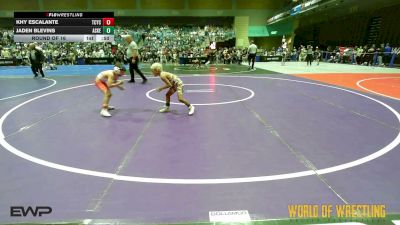 52 lbs Round Of 16 - Khy Escalante, Tuscon Cyclones vs Jaden Blevins, Askeo International Matclub