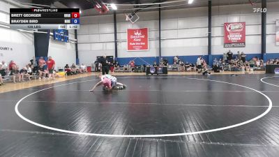 126 lbs Brett Georger, Ohio Grey vs Brayden Bird, Michigan Red