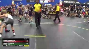 92 lbs Round 3 (6 Team) - Paxton Morgan, Untouchables Purple vs Luke Johnson, Missouri Gold