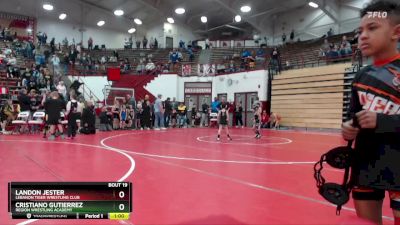 49 lbs Champ. Round 1 - Landon Jester, Lebanon Tiger Wrestling Club vs Cristiano Gutierrez, Region Wrestling Academy