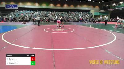 185 lbs Quarterfinal - Gracie Baker, Mustang Mat Club vs Rubyzely Rosas, Atwater Wrestling