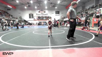 49 lbs Quarterfinal - Ross Richards, Roland Youth League Wrestling vs Corey Clifton, Vian Wrestling Club