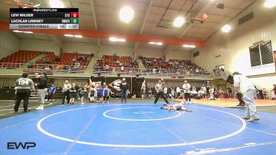 52-55 lbs Quarterfinal - Levi Wilder, Sallisaw Takedown Club vs Lachlan Lindsey, Spartan Wrestling Fort Smith