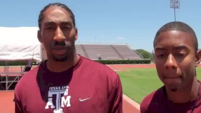 Tran Howell and Bryan Miller Texas AM after 2011 Big 12 Championships