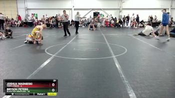 105 lbs Round 2 (8 Team) - Joshua Wasnieski, Terps Xtreme vs Bryson Peters, Black Fox Wrestling