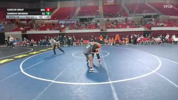190 lbs Round 1 (16 Team) - Caitlyn Wray, Rockwall vs Zarriah McGrue, Southlake Carroll