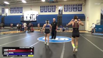 116 lbs Round 3 - Josie Barham, Eureka vs Shea Reisel, Dubuque