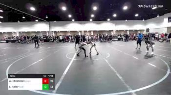 72 lbs Rr Rnd 1 - Weston Middleton, Panhandle Allstars: Juggernauts Reloaded vs Ethan Raley, Florida Scorpions