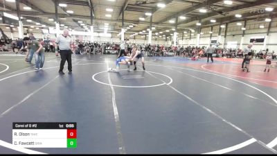 157 lbs Consi Of 8 #2 - Ryan Olson, Takedown Industries vs Carter Fawcett, Grindhouse WC