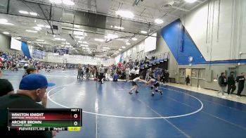 88 lbs Cons. Round 5 - Archer Brown, Pleasant Grove vs Winston Knight, Northside Wrestling Club