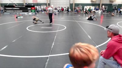 61 lbs Cons. Round 3 - Kason Carroll, Atwood Kids Wrestling Club vs Jameson OConnor, Gretna Youth Wrestling