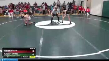 106 lbs Round 1 - Adrian Waugh, New Hope HS vs William Harrel, Evangel Christian Academy