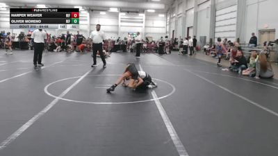 64-68 lbs Cons. Round 2 - Harper Weaver, AISIG vs Oliver Moreno, NOVA WC