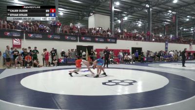 74 kg Champ. Rd Of 32 - Caleb Olson, Burg Training Center vs Ethan Stiles, Ohio RTC/ TMWC
