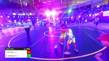 70 lbs Semifinal - Lane Pavelka, Midwest Destroyers vs Noah Noteboom, Shelton Wrestling Academy