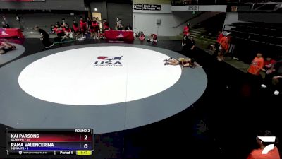 102 lbs Round 2 (10 Team) - Kai Parsons, OCWA-FR vs Rama Valencerina, MDWA-FR