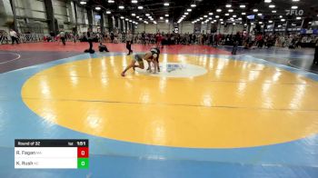 132 lbs Round Of 32 - Rileigh Fagan, MA vs Kierra Rush, NC