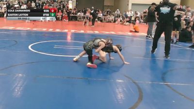 50 lbs Rr Rnd 3 - Cole Zarnawski, Wrecking Crew Wrestling Academy - K3 vs Easton Layton, Upper Township - K3
