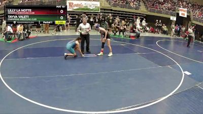 85-95 lbs Round 2 - Lilly La Notte, Wasatch Wrestling Club vs Tayva Valeti, Champions Wrestling Club