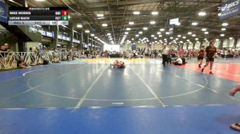 120 lbs Rr Rnd 3 - Mike Morris, MetroWest United Black vs Lucas Bach, Patton Trained Blue