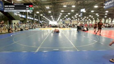 120 lbs Rr Rnd 3 - Mike Morris, MetroWest United Black vs Lucas Bach, Patton Trained Blue